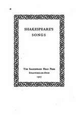 Shakespeare's Songs