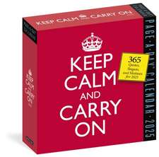 Keep Calm and Carry on Page-A-Day(r) Calendar 2025