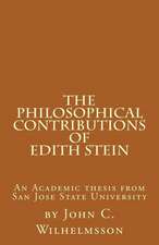 The Philosophical Contributions of Edith Stein