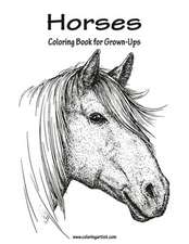 Horses Coloring Book for Grown-Ups 1