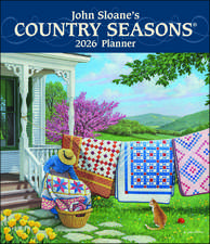 John Sloane's Country Seasons® 12-Month 2026 Monthly/Weekly Planner Calendar