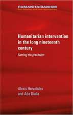 Humanitarian Intervention in the Long Nineteenth Century