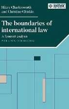 The boundaries of international law