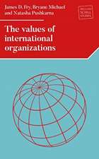 The Values of International Organizations