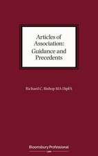 Articles of Association: Guidance and Precedents