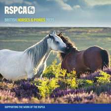 RSPCA British Horses & Ponies Square Wall Calendar 2025