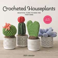 Crocheted Houseplants Square Wall Calendar 2025