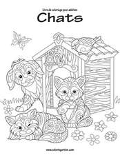 Livre de Coloriage Pour Adultes Chats 1