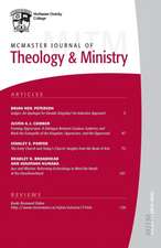 McMaster Journal of Theology and Ministry