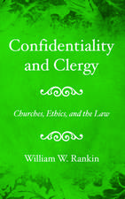 Confidentiality and Clergy