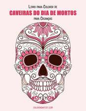 Livro Para Colorir de Caveiras Do Dia de Mortos Para Criancas 1