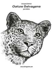 Livro Para Colorir de Gatos Selvagens Para Adultos 1