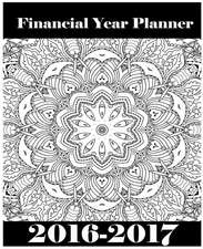 Adult Coloring in Financial Year Weekly Diary 2016-2017