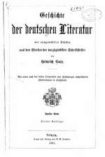 Geschichte Der Deutschen Literatur