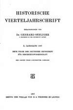 Historische Vierteljahrschrift