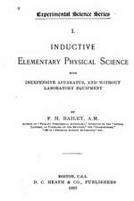 Inductive Elementary Science with Inexpensive Apparatus, and Without Laboratory Equipment