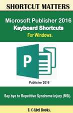 Microsoft Publisher 2016 Keyboard Shortcuts for Windows