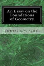 An Essay on the Foundations of Geometry