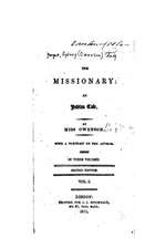 The Missionary, an Indian Tale - Vol. I