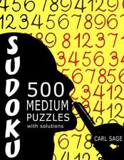 Sudoku 500 Medium Puzzles with Solutions