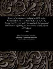 Report of a Mission to Yarkund in 1873, Under Command of Sir T. D. Forsyth, K. C.S. I., C. B., Bengal Civil Service, with Historical and Geographical