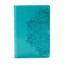 KJV Large Print Personal Size Reference Bible, Teal Leathertouch