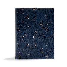 CSB Study Bible, Navy Leathertouch