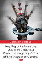 LEDOUX, D: Key Reports from the U.S. Environmental Protectio