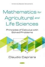 Mathematics for Agricultural and Life Sciences