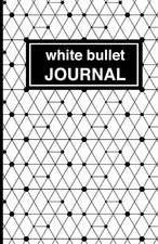 White Bullet Journal - Cuaderno de Puntos Blanco Estampado