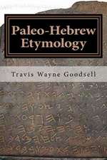 Paleo-Hebrew Etymology