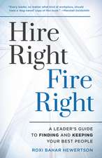 HIRE RIGHT FIRE RIGHT YOUR SUCCB