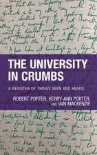 Porter, R: University in Crumbs