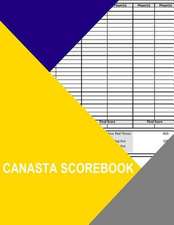 Canasta Scorebook
