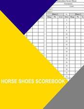 Horse Shoes Scorebook