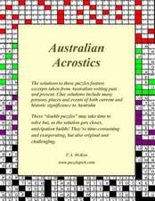 Australian Acrostics