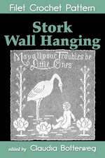 Stork Wall Hanging Filet Crochet Pattern