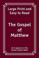 The Gospel of Matthew