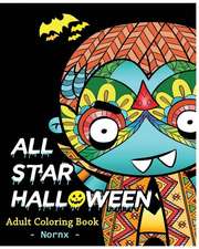 All Star Halloween Coloring Book for Adult