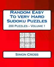 Random Easy to Very Hard Sudoku Puzzles