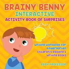 Brainy Benny Interactive Activity Book of Surprises - Writing Workbook for Kindergarten | Children's Reading & Writing Books