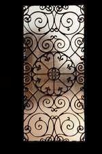 Exquisite Vintage Wrought Iron Door in Zagreb Croatia