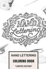 Hand Lettering Coloring Book