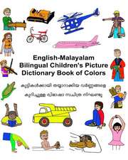 English-Malayalam Bilingual Children's Picture Dictionary Book of Colors