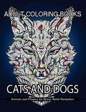 Adult Coloring Books Cats and Dogs