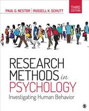 Research Methods in Psychology: Investigating Human Behavior