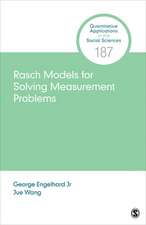 Rasch Models for Solving Measurement Problems