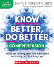 Know Better, Do Better: Comprehension