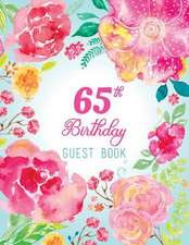 65th Birthday Guest Book