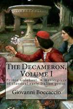 The Decameron, Volume I